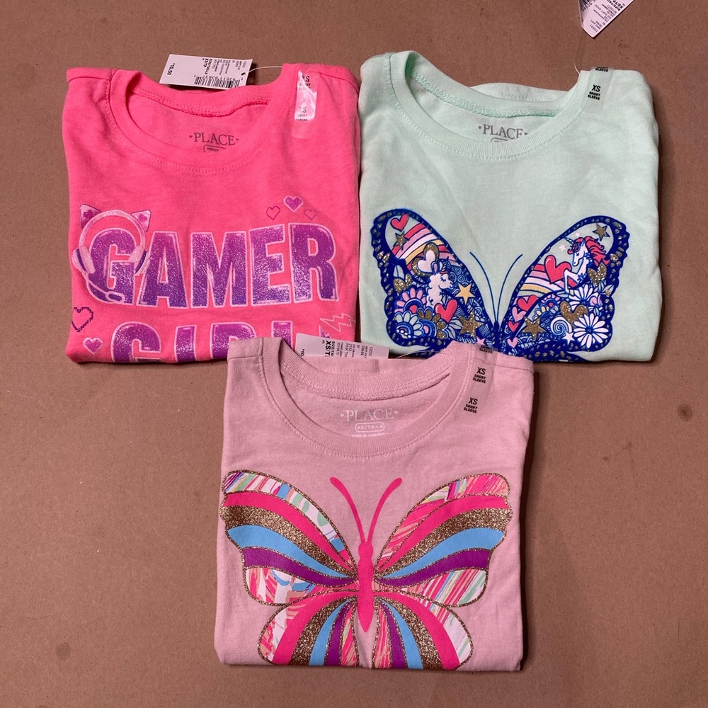3 children’s place girls XS (4) tops